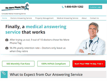 Tablet Screenshot of nomorephonetag.com